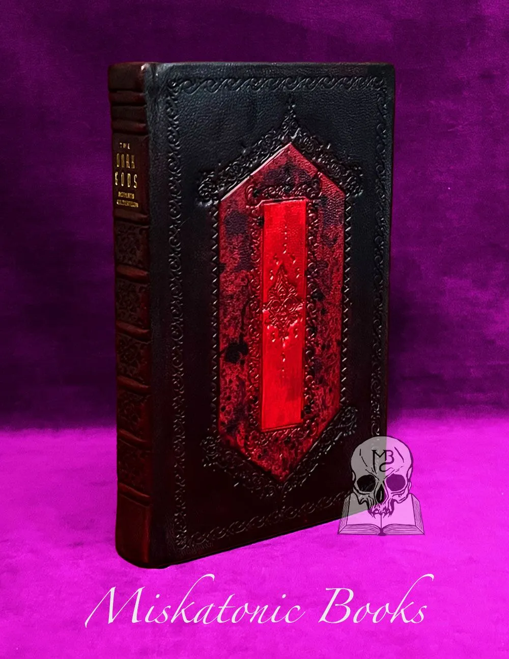 THE DARK GODS by Anthony Roberts and Geoff Gilbertson - Foreword By Colin Wilson - Deluxe Custom Bound First Edition Hardcover (Custom Bound by JRR Bookworks)