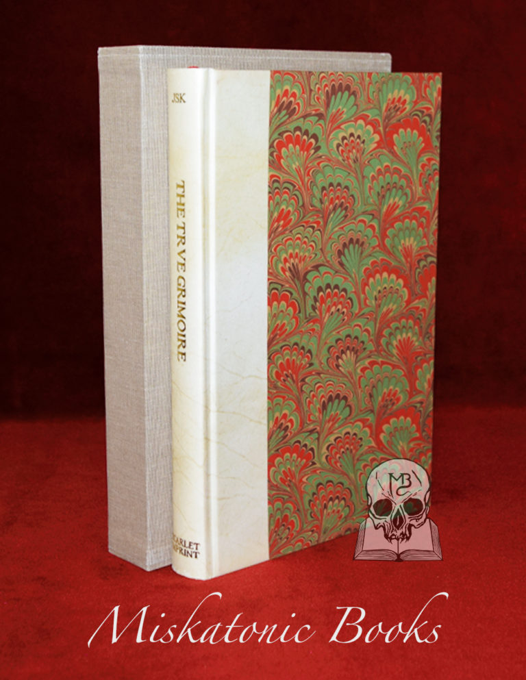 TRUE GRIMOIRE Volume I by Jake Stratton-Kent - Signed & Inscribed Quarter bound in Vellum DELUXE SPECIAL Edition