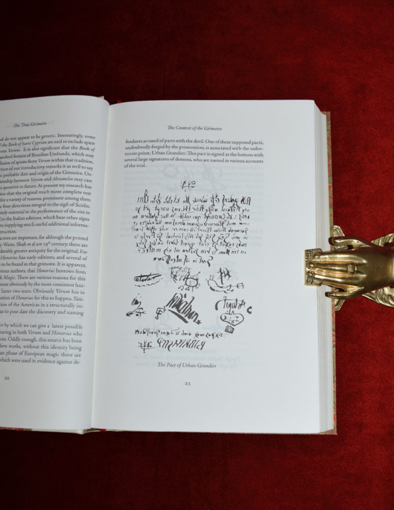 TRUE GRIMOIRE Volume I by Jake Stratton-Kent - Signed & Inscribed Quarter bound in Vellum DELUXE SPECIAL Edition - Image 4