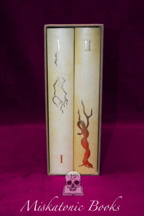 GEOSOPHIA: The Argo of Magic by Jake Stratton-Kent (Deluxe Draco Edition Quarter Bound in Veiny Vellum and Custom Marbled Boards in Slipcase)