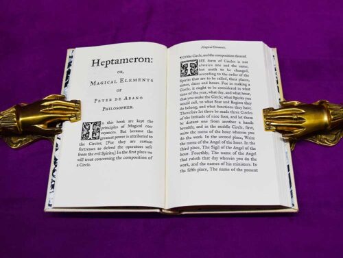 Heptameron of Peter Abano & The Arbatel of Magick (Special Limited Edition Bound in VELLUM) - Image 4