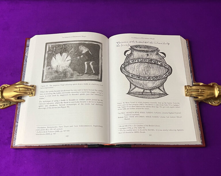 TECHNIQUES OF SOLOMONIC MAGIC by Stephen Skinner - Deluxe Limited Edition Leather Bound Hardcover - Image 3