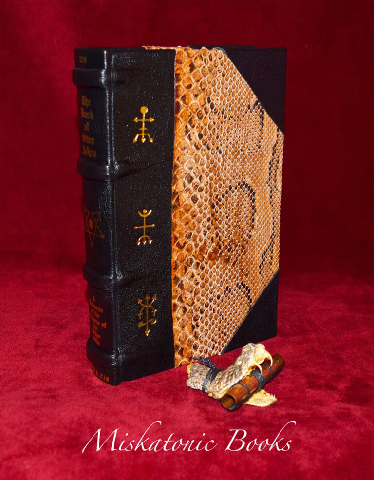THE BOOK OF SITRA ACHRA by N.A-A.218 (Deluxe THE SERPENT SACRIFICE Edition, Bound in Snake and Kidskin with Real Viper Head Copper Scroll and Much More 1 of only 11 copies) Import