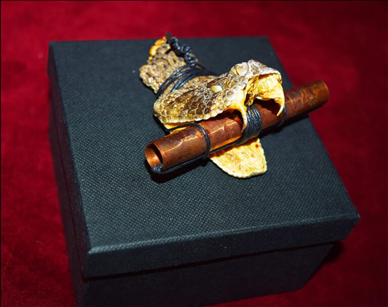 THE BOOK OF SITRA ACHRA by N.A-A.218 (Deluxe THE SERPENT SACRIFICE Edition, Bound in Snake and Kidskin with Real Viper Head Copper Scroll and Much More 1 of only 11 copies) Import - Image 2