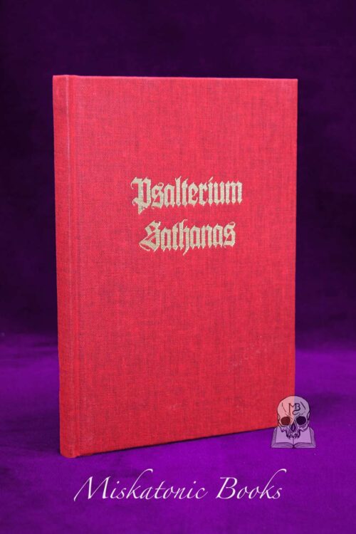 PSALTERIUM SATHANAS by J. Boomsma (Limited Edition Hardcover) Import