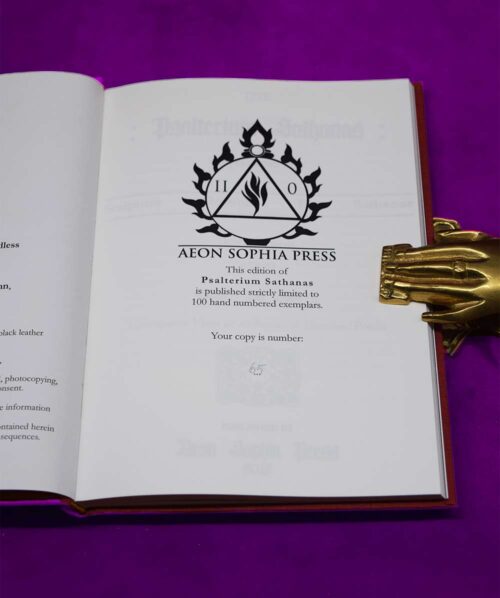 PSALTERIUM SATHANAS by J. Boomsma (Limited Edition Hardcover) Import - Image 3