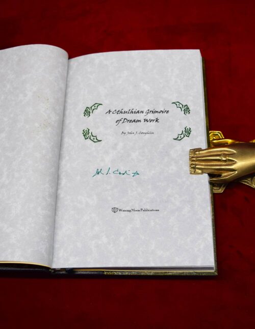 CTHULHIAN GRIMOIRE OF DREAM WORK by John J. Coughlin (Deluxe Leather Bound High Priest Edition) - Image 3