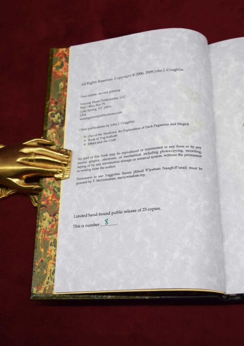 CTHULHIAN GRIMOIRE OF DREAM WORK by John J. Coughlin (Deluxe Leather Bound High Priest Edition) - Image 4