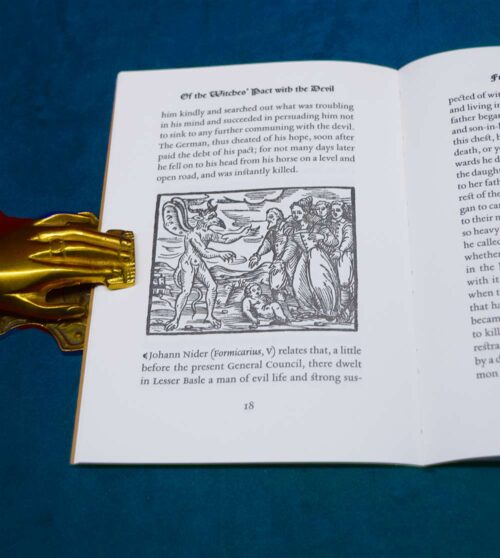 OF THE WITCHES PACT WITH THE DEVIL by Mario Guazzo (Limited Edition Letterpress Softcover) - Image 2