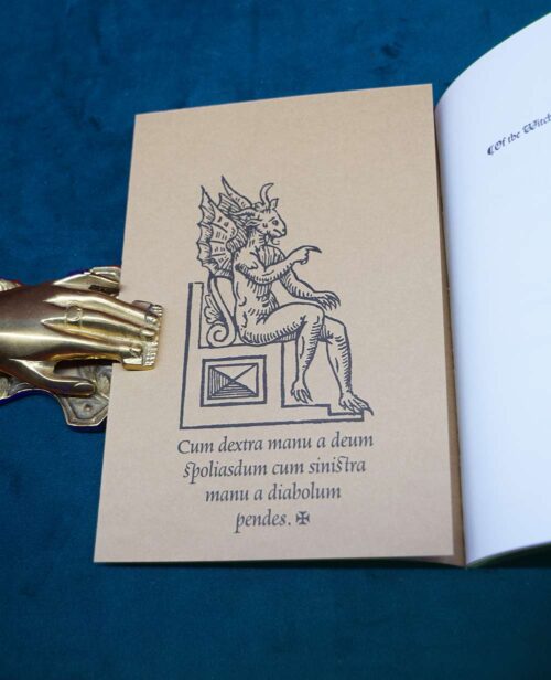 OF THE WITCHES PACT WITH THE DEVIL by Mario Guazzo (Limited Edition Letterpress Softcover) - Image 5