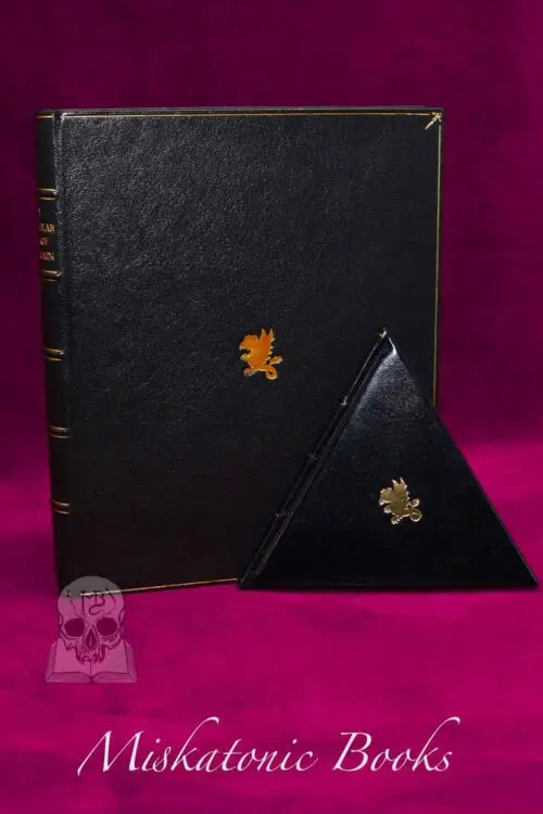 TRIANGULAR BOOK OF ST. GERMAIN (Deluxe Limited Edition in Full Leather with Custom Traycase bound by Nate McCall)