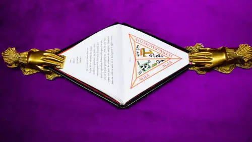 TRIANGULAR BOOK OF ST. GERMAIN (Deluxe Limited Edition in Full Leather with Custom Traycase bound by Nate McCall) - Image 6