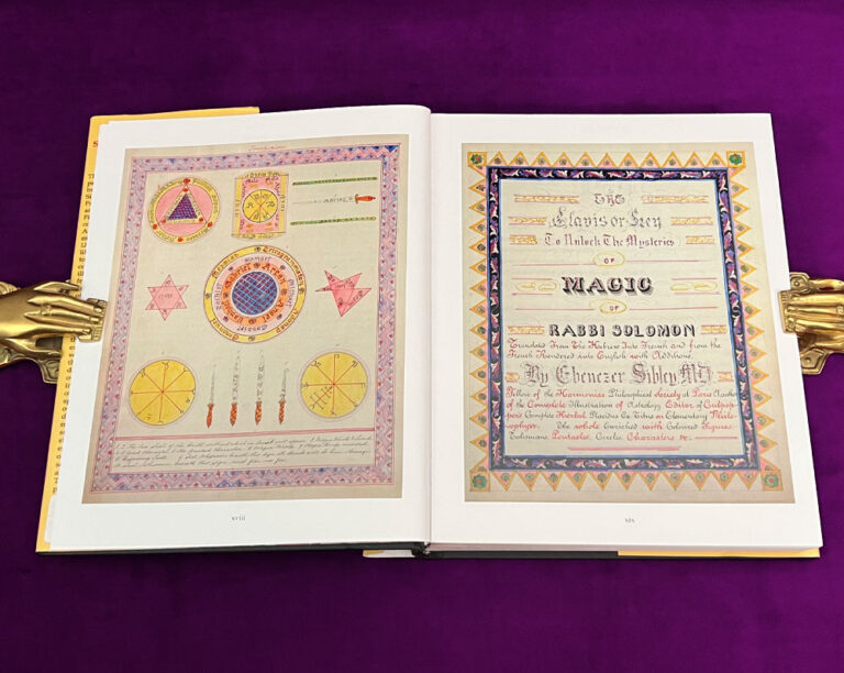 CLAVIS OR KEY TO THE MYSTERIES OF MAGIC by Rabbi Solomon, translated by Ebenezer Sibley (Hardcover First Edition Edition) - Image 2