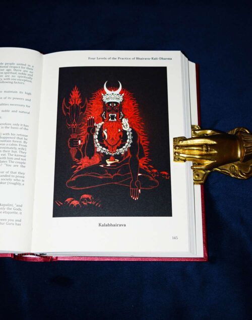 Bhairava-Kali-Dharma: Manifestations of Tantra by Adinath Jayadhar and Siddheshwari Jayadhar - Deluxe Edition Hardcover Bound in Red Italian Silk and Black Corvon Zenzo Rivet with Custom Traycase - Image 5