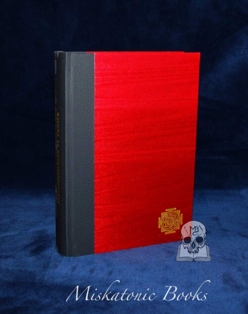 Bhairava-Kali-Dharma: Manifestations of Tantra by Adinath Jayadhar and Siddheshwari Jayadhar - Deluxe Edition Hardcover Bound in Red Italian Silk and Black Corvon Zenzo Rivet with Custom Traycase - Image 2