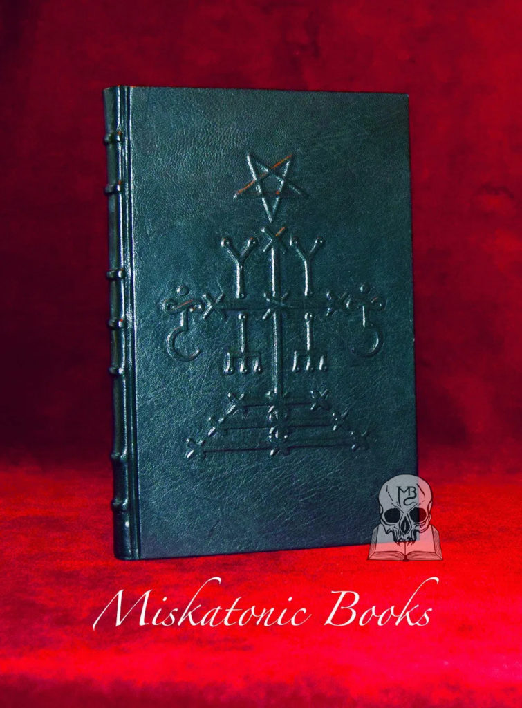LIBER FALXIFER I: The Book of the Left Handed Reaper by N.A-A.218 - Deluxe Leather Bound Edition with Prayer Card and Bonus Booklet- EXTREMELY RARE