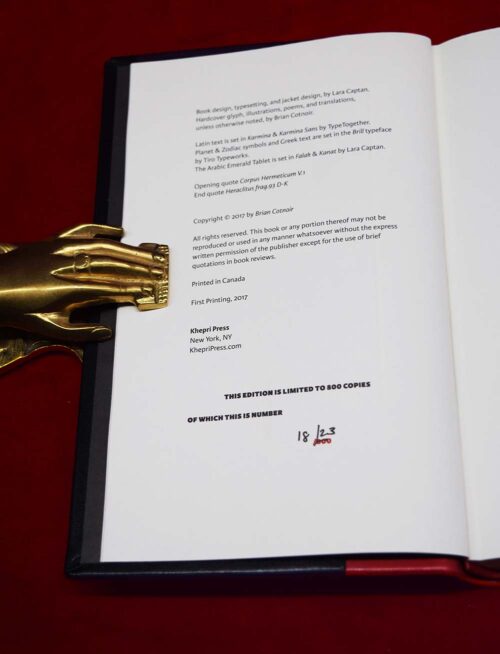 ALCHEMY: The Poetry of Matter by Brian Cotnoir (Leather Bound DELUXE Limited Edition Hardcover) - Image 2