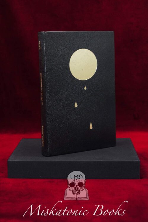 THE BLOOD OF THE EARTH by John Michael Greer (Deluxe Leather Bound Edition Hardcover in Slipcase)