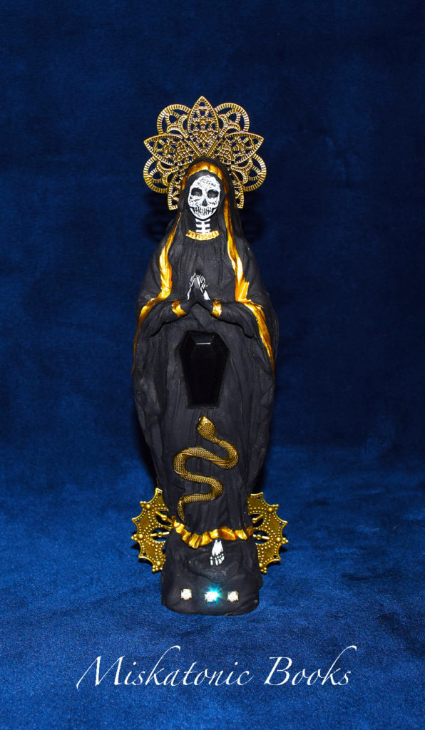 MEMENTO MORI: A Call to the Death and The Cult of La Santa Muerte edited by Edgar Kerval- Rare "BINDER'S PROOF" Deluxe Leather Bound Limited Edition with handmade Statue - Image 2