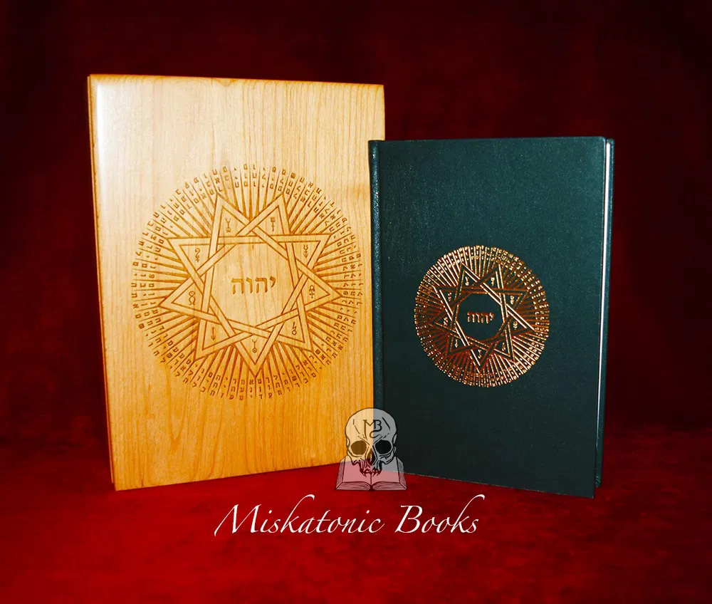 BLACK MAGIC EVOCATION OF THE SHEM HA MEPHORASH by G. de Laval - Deluxe Leather Bound DEVOTEE Edition 1 of only 4 Produced.