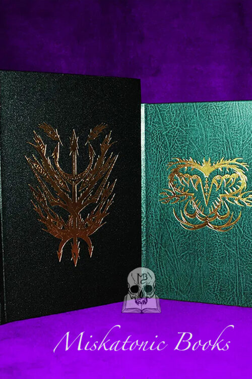 QUEEN OF HELL by Mark Alan Smith - Deluxe Leather Bound NIGHT WINGS Edition Housed in a Custom Traycase all copies, Signed, Inscribed and Sigilized