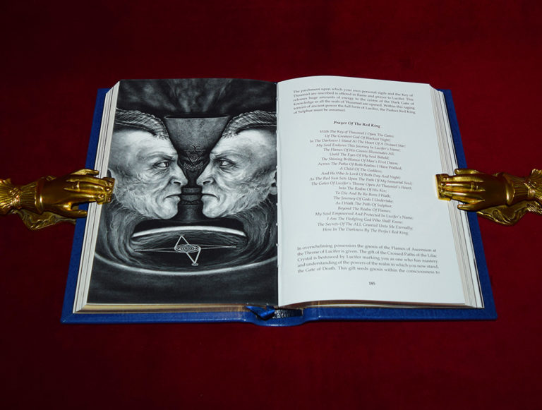 THE RED KING by Mark Alan Smith - Deluxe Leather Bound Hardcover SULFER Edition Housed in a Custom Traycase all copies Signed, Inscribed and Sigilzed - Image 4