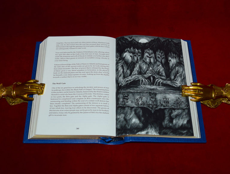 THE RED KING by Mark Alan Smith - Deluxe Leather Bound Hardcover SULFER Edition Housed in a Custom Traycase all copies Signed, Inscribed and Sigilzed - Image 3