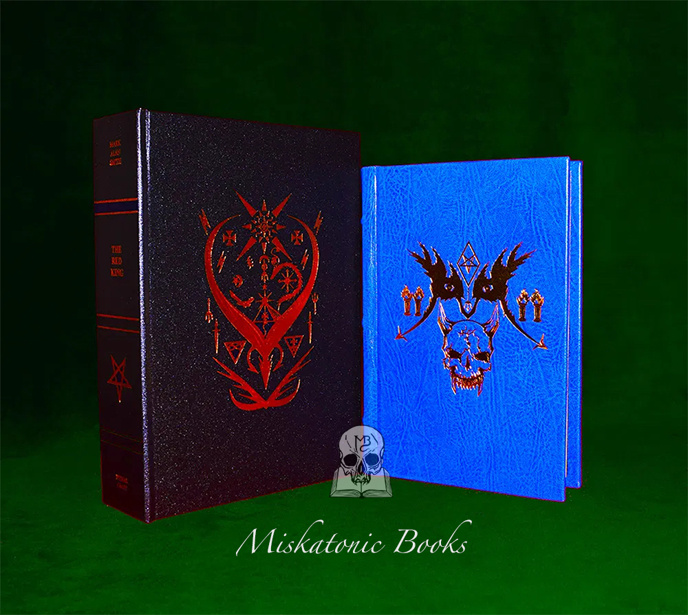THE RED KING by Mark Alan Smith - Deluxe Leather Bound Hardcover SULFER Edition Housed in a Custom Traycase all copies Signed, Inscribed and Sigilzed