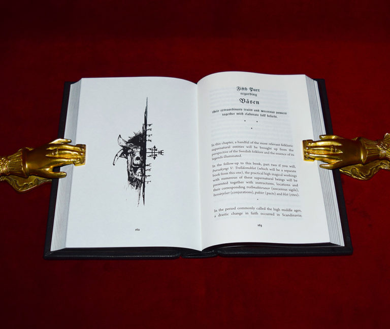ÞURSAKYNGI IV: SVARTKONST by Ekotu - RARE DELUXE Leather Bound Limited Edition with Unreleased Text and Rooster Feather - Image 7