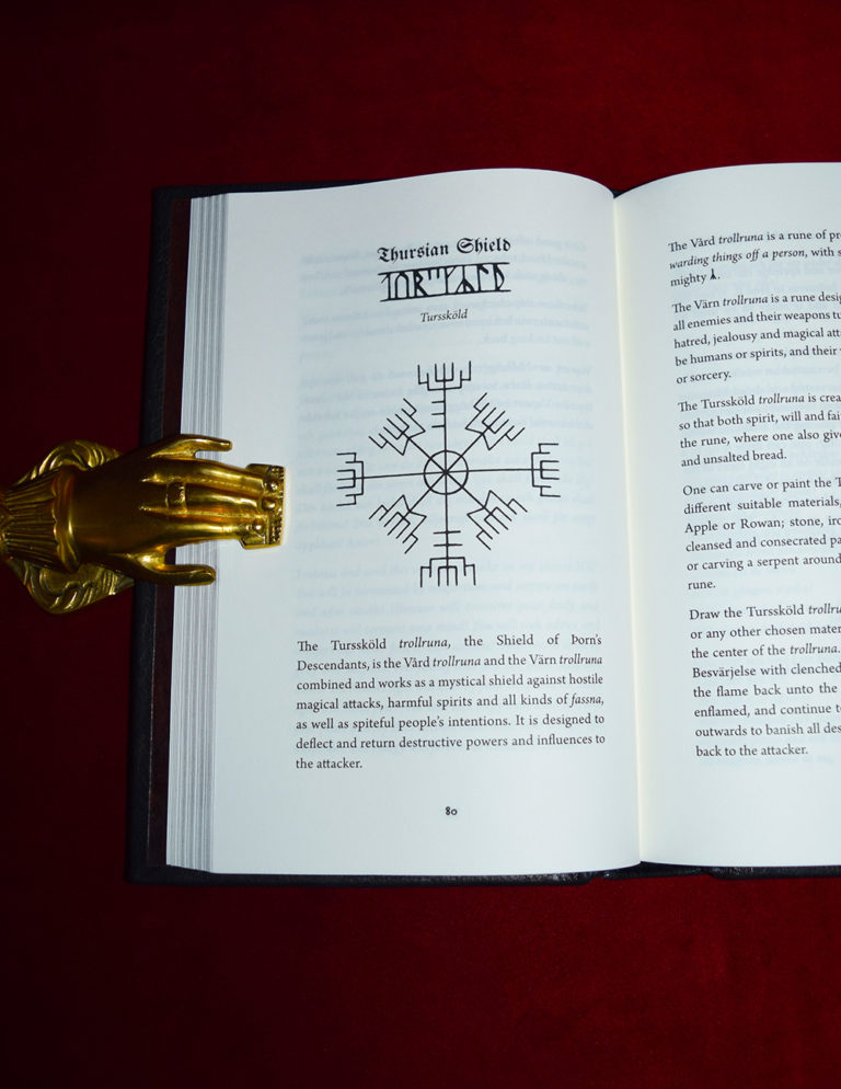 ÞURSAKYNGI IV: SVARTKONST by Ekotu - RARE DELUXE Leather Bound Limited Edition with Unreleased Text and Rooster Feather - Image 8