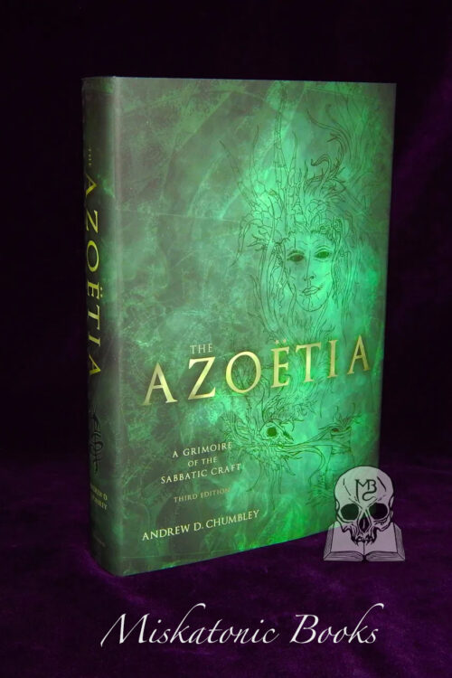 AZOETIA: A Grimoire of the Sabbatic Craft by Andrew D. Chumbley 3rd edition - Limited Edition Hardcover (Very Gently Bumped Corner)