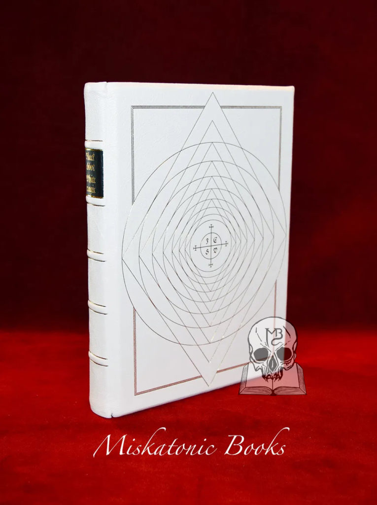 BLACK ABBOT - WHITE MAGIC: Johannes Trithemius & The Angelic Mind by Frater Acher - Deluxe Leather Bound Limited Edition in Custom Solander Box - Image 3