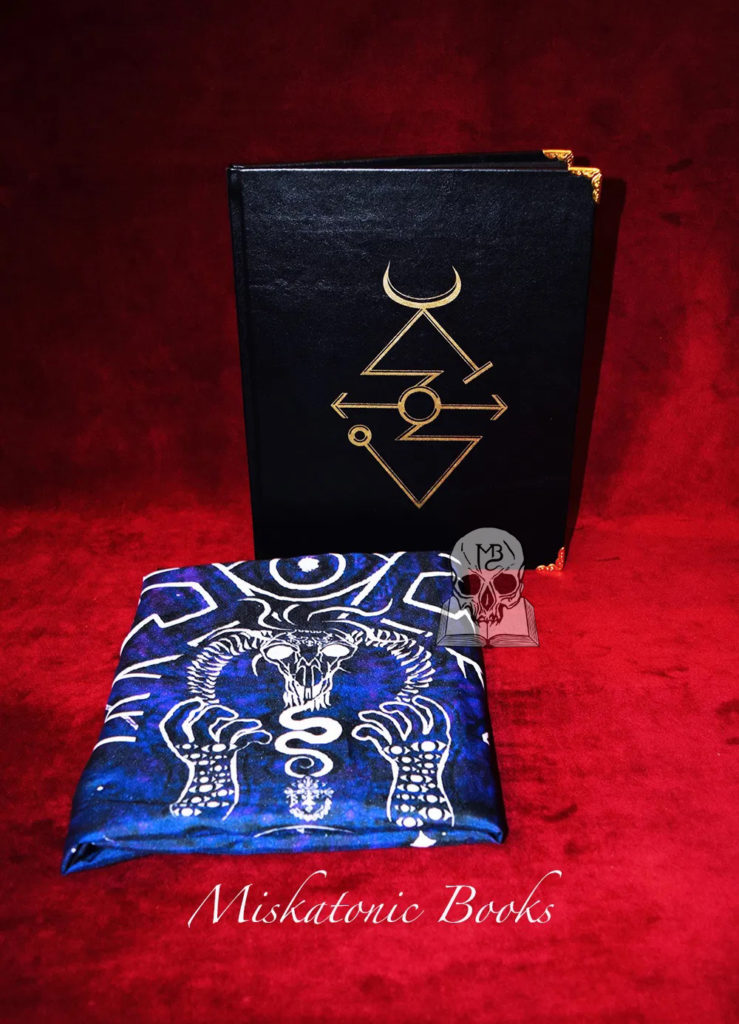 THE COLLECTED WRITINGS OF S. BEN QAYIN  by S. Ben Qayin - Deluxe Leather Bound Limited Edition Hardcover with Ritual Flag - Import