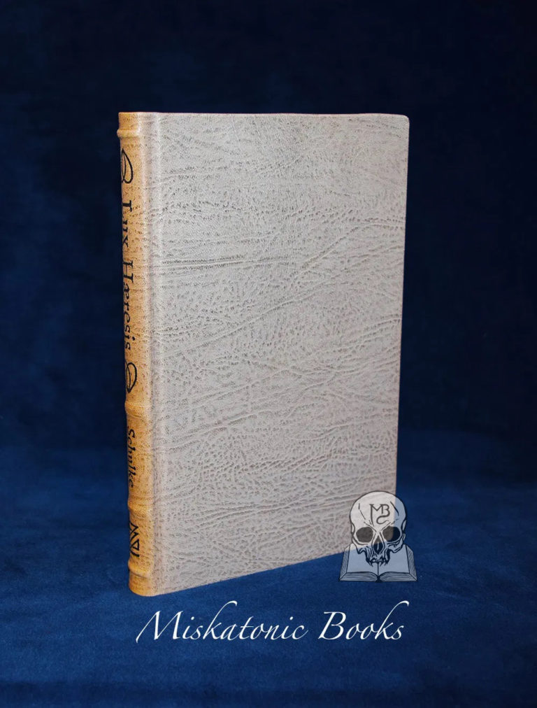 LUX HAERESIS: The Light Heretical by Daniel Schulke (Deluxe Signed SPECIAL Edition Bound in Full Ashen Leather in Custom Slipcase with Sigil) - Image 2