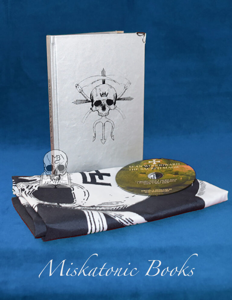 SABBATICA "Gravesongs & Herbal Gnosis" Vol VII Deluxe Edition with Multiple Authors - Deluxe Bound in Grey Leather, CD and Altar Cloth