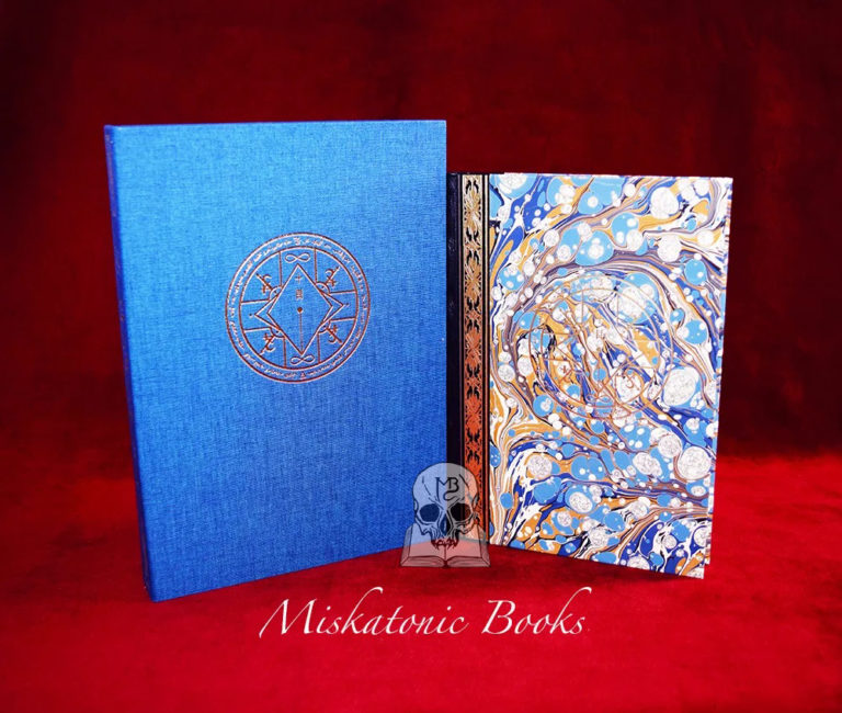 ZAKAEL: The Stargate of Kryst by Vermilion -Deluxe Quarter Leather and Marbled Boards Special DEVOTEE Limited Edition Hardcover in Custom Traycase 1 of only 15 copies and this being #1 of 15