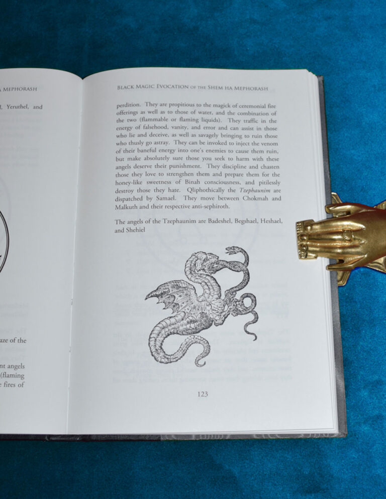 BLACK MAGIC EVOCATION OF THE SHEM HA MEPHORASH by G. de Laval (Quarter Bound In Leather Limited Edition) - Image 4