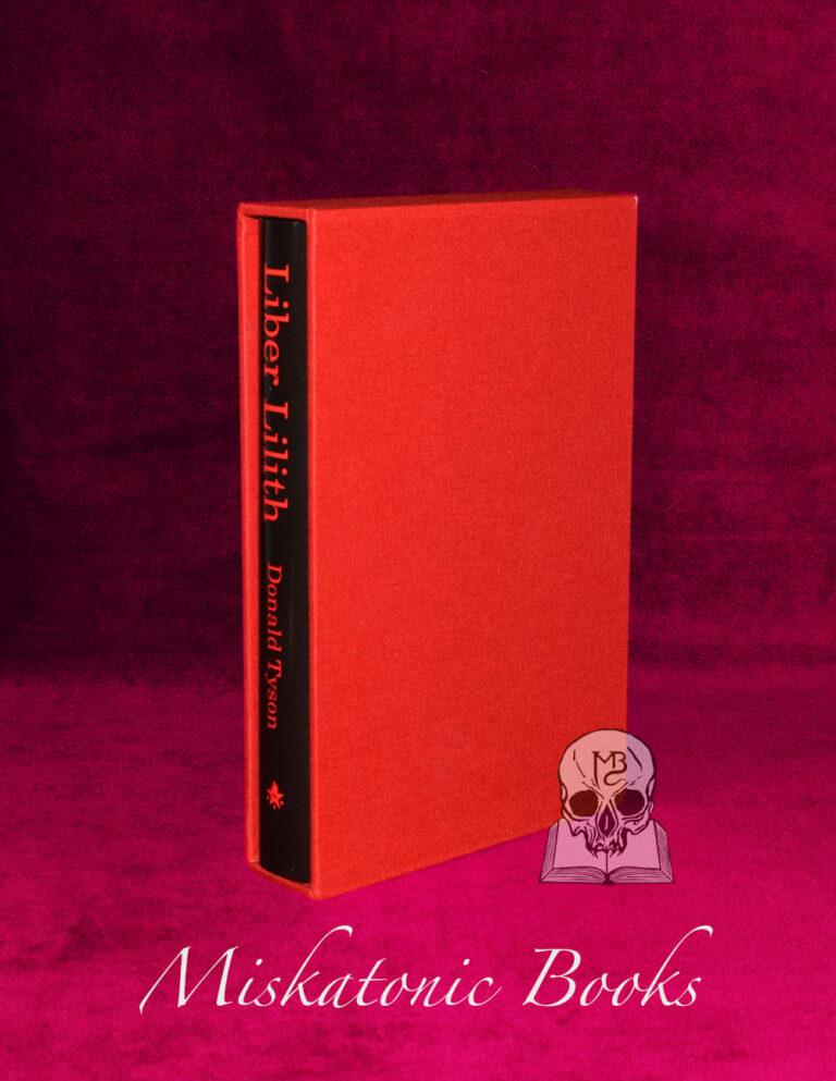 LIBER LILITH by Donald Tyson - 2nd Deluxe Edition Quarter Bound in leather and Marbled Boards - Image 2