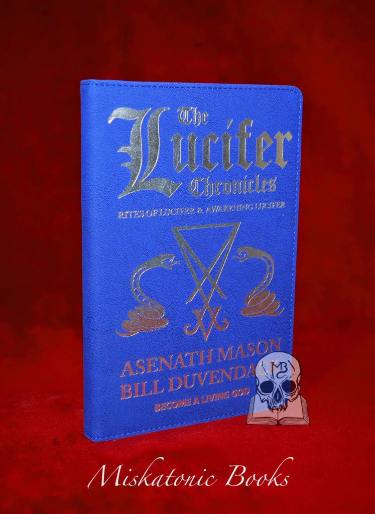 THE LUCIFER CHRONICLES: Rites of Lucifer & Awakening Lucifer by Asenath Mason & Bill Duvendack (Deluxe Leather Bound Hardcover)