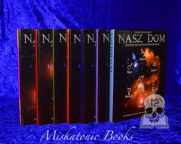 NASZ DOM: Ad Satanus Qui Laetificat Juventutem Meam. The Sphere Texts of the Order of the Nine Angles ( 7 Volume Set ) - Extremely Rare Hardcover Set