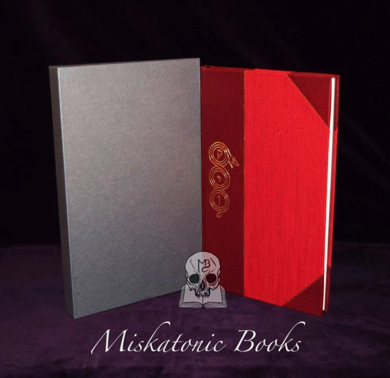 THE PSALTER OF CAIN by Andrew D. Chumbley, Daniel A. Schulke, Robert Fitzgerald and others (Deluxe three quarter crimson leather in custom slipcase) - Image 2