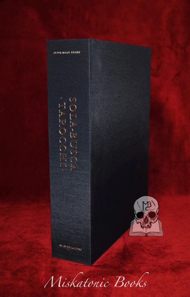 SOLA-BUSCA TAROCCHI: The Game of Saturn (Deluxe Special Edition Tarot in Custom Solander Traycase Bound in Shantung Cloth)