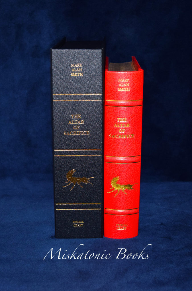 THE ALTAR OF SACRIFICE by Mark Alan Smith - Signed and Sigilized Deluxe Leather Bound and Traycased QUEEN OF BLOOD FLAME EDITION - Image 2