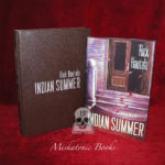 INDIAN SUMMER by Rick Hautala - Signed Deluxe Leather Bound Lettered Edition in Custom Traycase