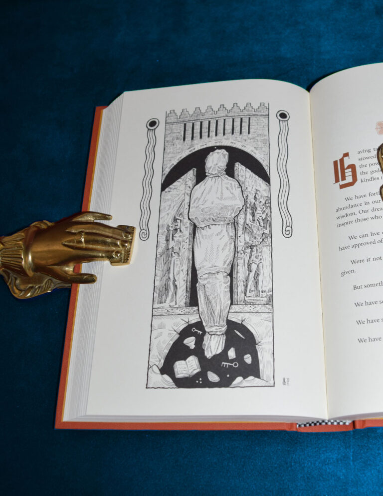 ROD & RING: An Initiation Into a Mesopotamian Mystery Tradition by Samuel David - COLLECTOR'S LIMITED EDITION Bound in Leather Hardcover - Image 4