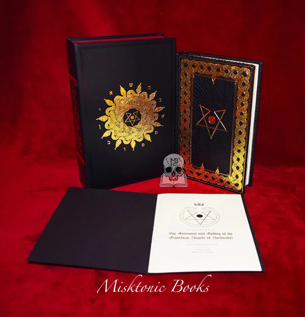 THE BOOK OF SITRA ACHRA by N.A-A.218 (Deluxe Talismanic Edition, Bound in Python with Custom Traycase)