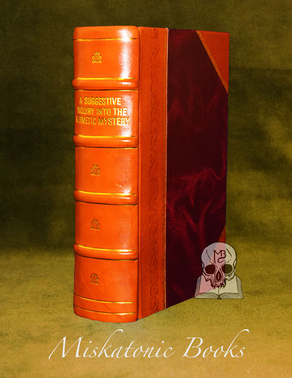 A SUGGESTIVE INQUIRY INTO THE HERMETIC MYSTERY by Mary Anne Atwood - Custom Bound Leather Bound Facsimile Edition