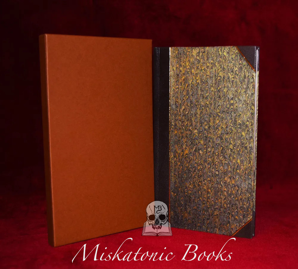 THE LANGUAGE OF THE CORPSE by Cody Dickerson (Signed Deluxe Quarter Bound in Leather and Decorative Boards in Custom Slipcase)