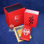 Hagen von Tulien, LE BAGGATH-TJNEMOUR, Livre Noir & Livre Rouge (Liber B-T) - DELUXE Red Leather Bound Limited Edition Hardcover with Clamshell Case and Brass Die
