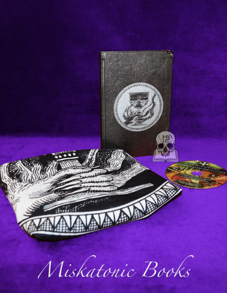 QLIPHOTH OPUS IX “Arcanum Diaboli” edited by Edgar Kerval - Deluxe Leather Bound Edition with Altar Cloth & CD